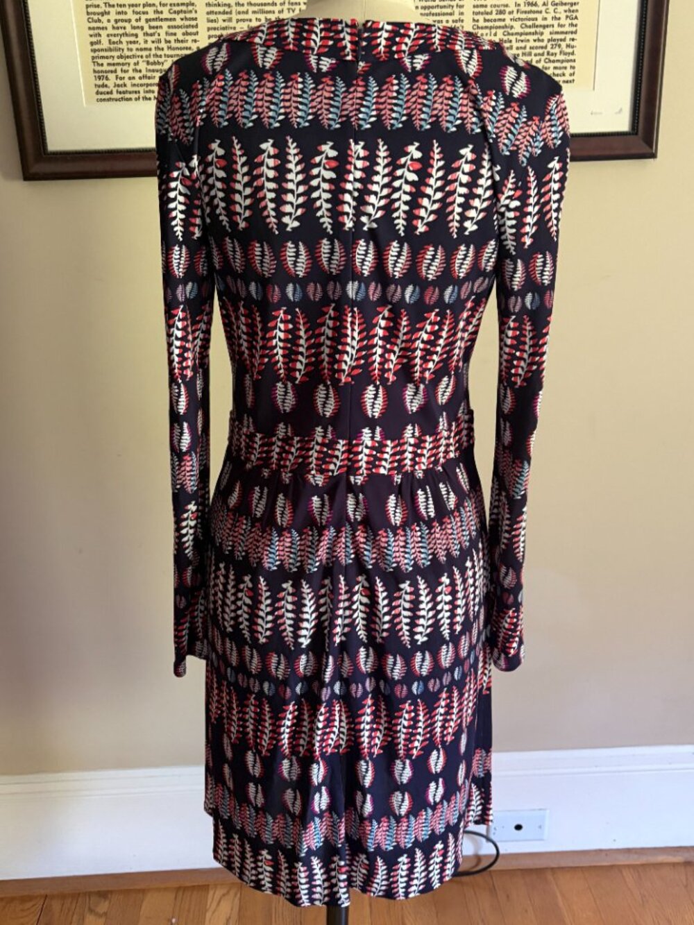 Tory Burch Fantasy Printed Mini Dress Size Small - Picture 3 of 7